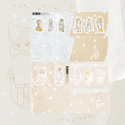 ポポ stay ステッカー 2type
