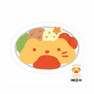 フカフカスタジオ ニャンムライス マウスパッド