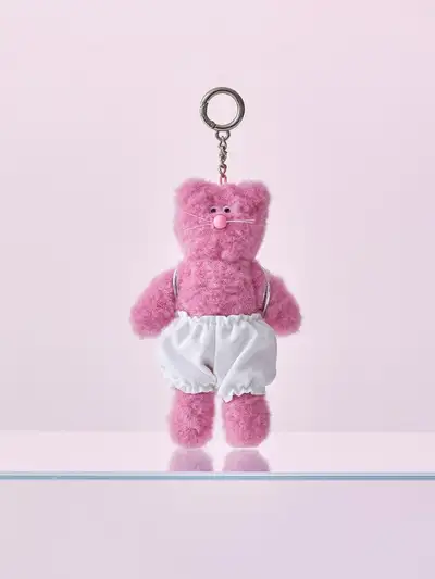 MNH ピンピン plushバックパック キーリング