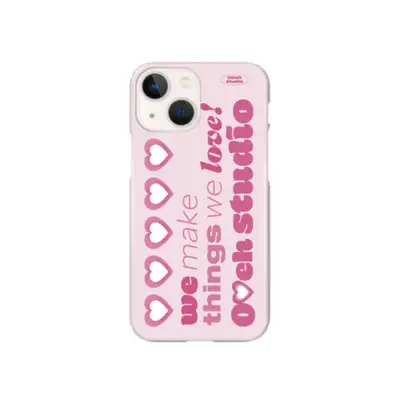 [공공에]Love スマートフォンケース ピンク