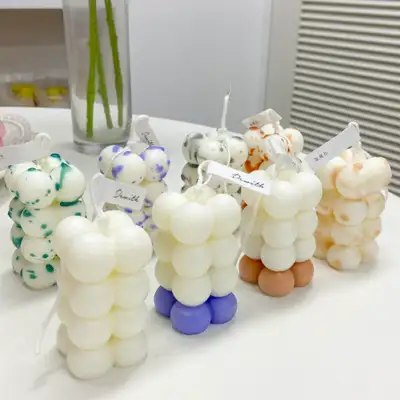 [デュウィッド]ミニキューブド オブジェ キャンドル
