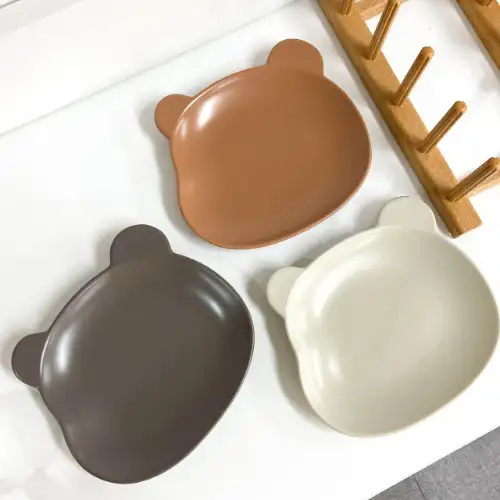 テディベアデザートプレート テディプレート 3色 — 1