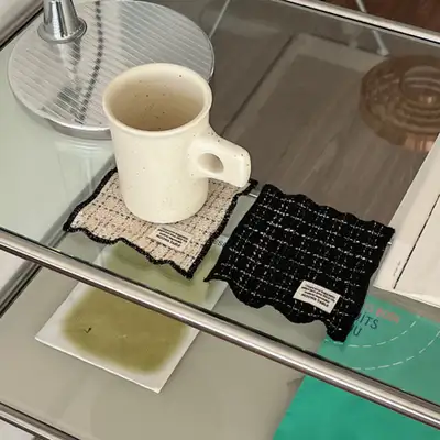 モグァテーブル ツイルツイード ティーコースター
