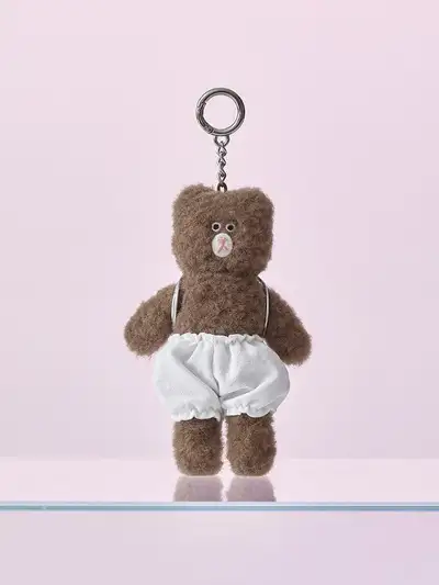 MNH ブラム·ヒ プラッシュ バックパック キーリング