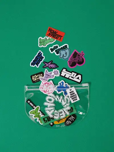 NJ How Sweet PVCステッカーパック