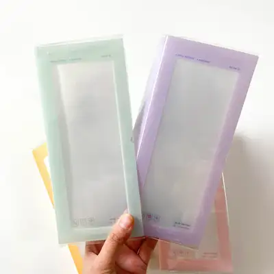 [雨の後]デコポケット シールステッカーバインダー 2type/4color