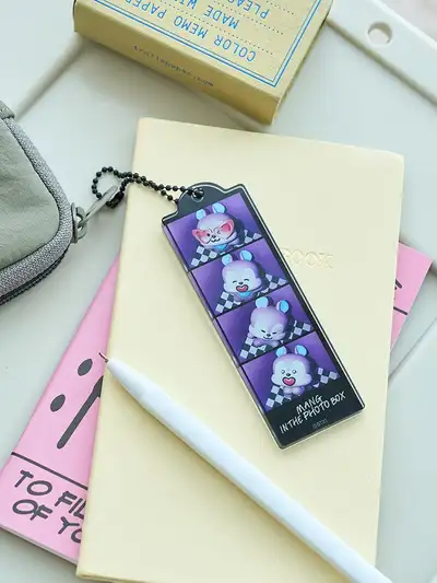 BT21 MANG BASIC 網表情 4コマ キーリング