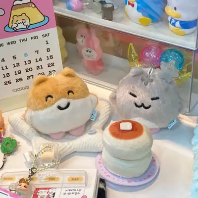 ヒヒクラブ キーリング人形 2type
