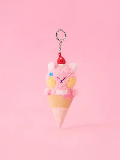 ミニ ミニニ チチニ アイスクリーム キーリング