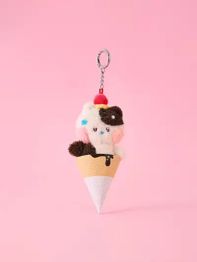 ミニ ミニニ ハムニ アイスクリーム キーリング