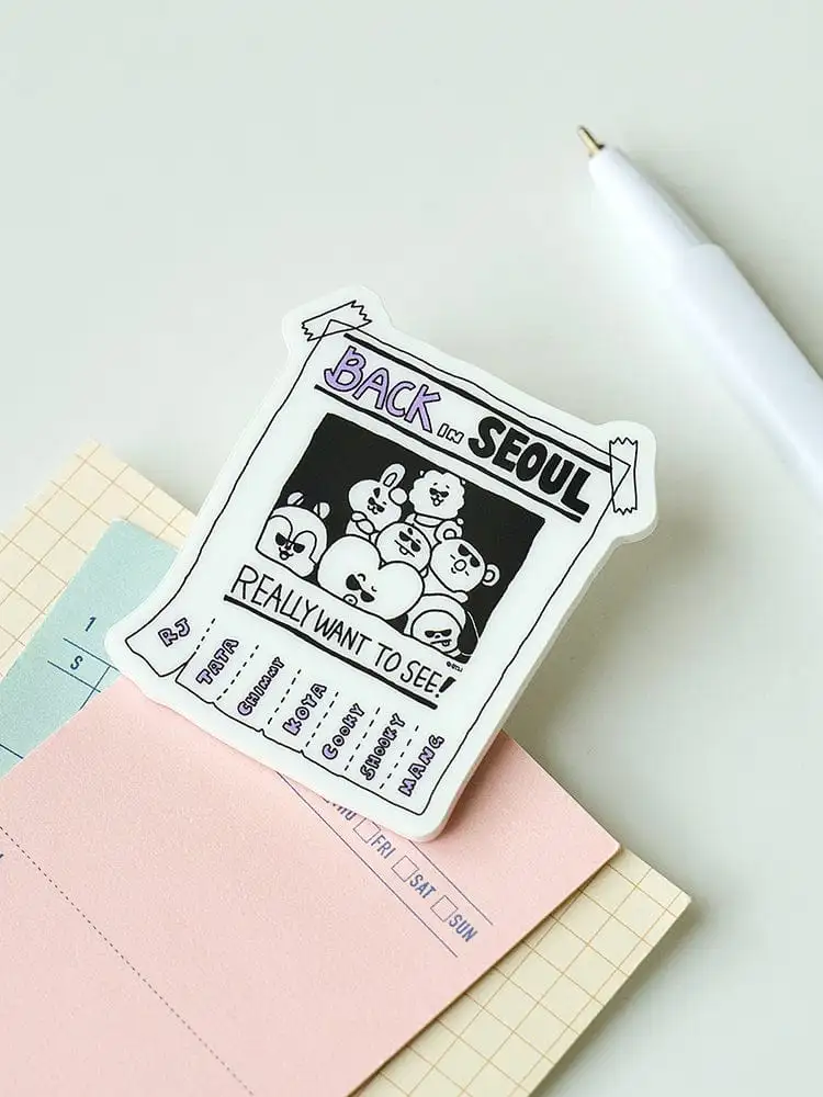 BT21 CITY EDITION アクリルクリップマグネット - ソウル — 1