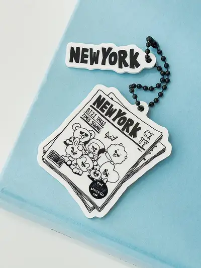 BT21 CITY EDITION アクリルキーリング - ニューヨーク
