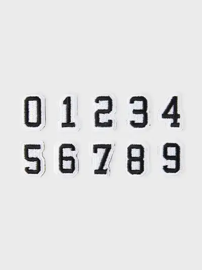 コレ ベーシック 数字 ワッペン スティコン