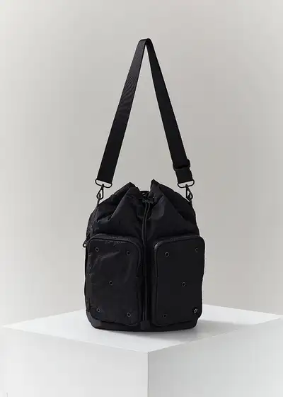 コレ バケットバッグ L シェードブラック