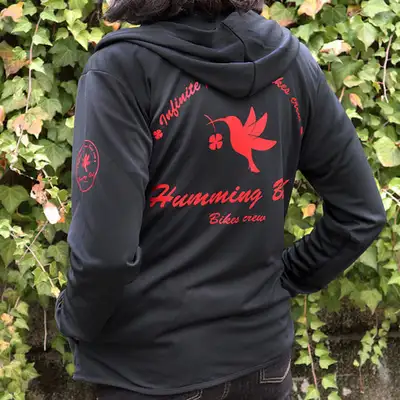 [Windbreaker] Hummingbird Rider Zip-Up Hoodie