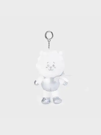 BT21 RJ シルバー エディション ぬいぐるみ キーリング