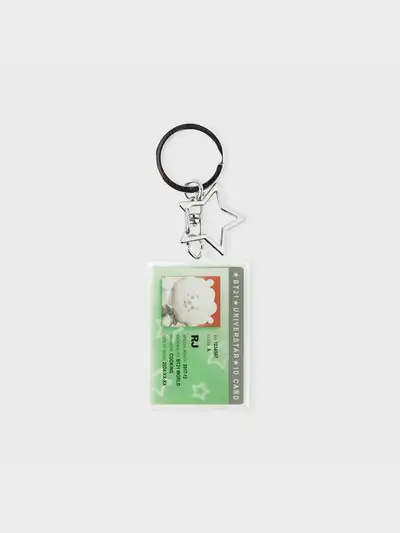 BT21 RJ シルバーエディション IDカード アクリルキーリング