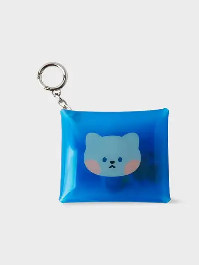 LINE FRIENDS ミニニ スクール ニャギ ポーチ スティッカー セット