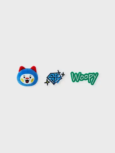 TRUZ WOOPY アーティスト人形バッジセット