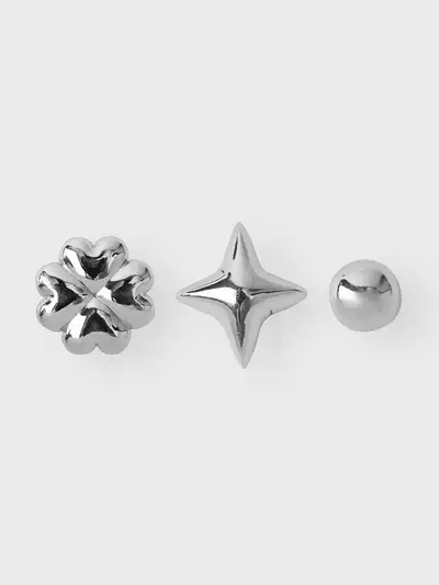 コレ メタル スティコン セット シルバー (3個入)