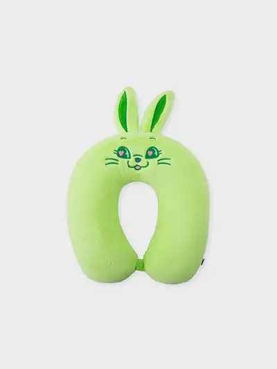 TOKKI プラッシュネッククッション (GREEN)