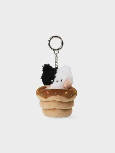 LINE FRIENDS ミニ ミニニ ジェニニ ベーカリー チョコソラパン ぬいぐるみ キーリング