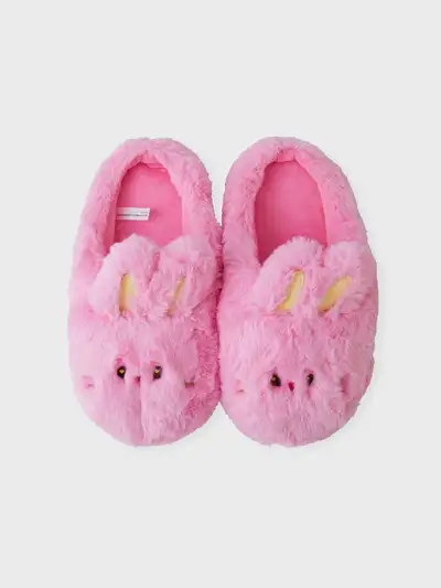 bunini 绒毛室内鞋 (PINK)