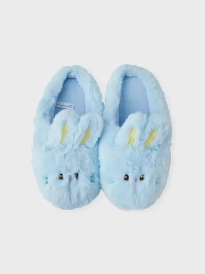 bunini 毛绒居家鞋(蓝色)