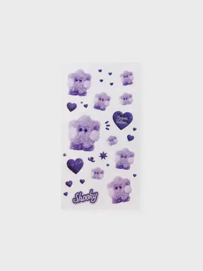 BT21 SHOOKY パープル・オブ・ウィッシュ・エディション ミニミニステッカー