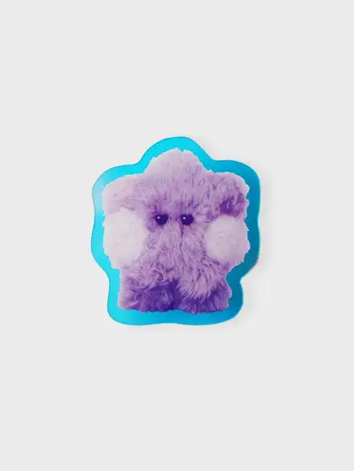 BT21 SHOOKY Purple of Wish Edition ミニニ アクリルクリップマグネット