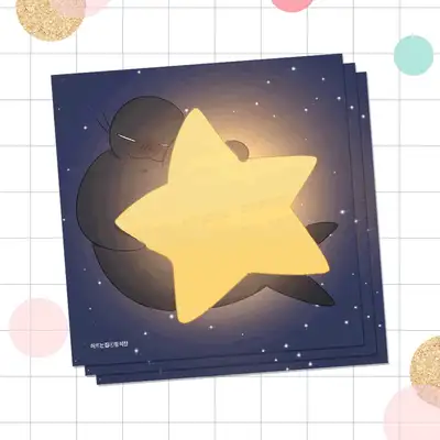 [Sunrise House] Webtoon Sticky Notes 95×95mm 2 Types | Webtoon Goods