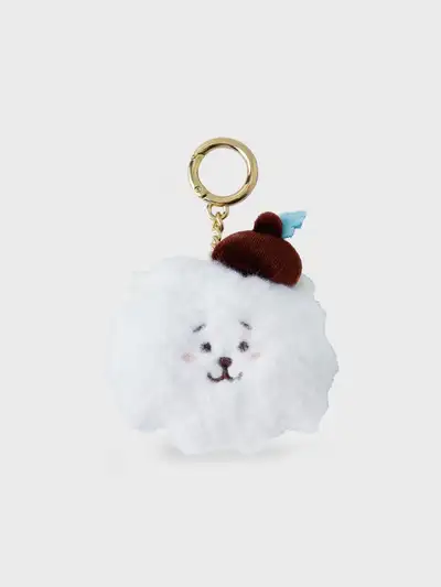 BT21 RJ Hop in Love Face Doll Keyring
