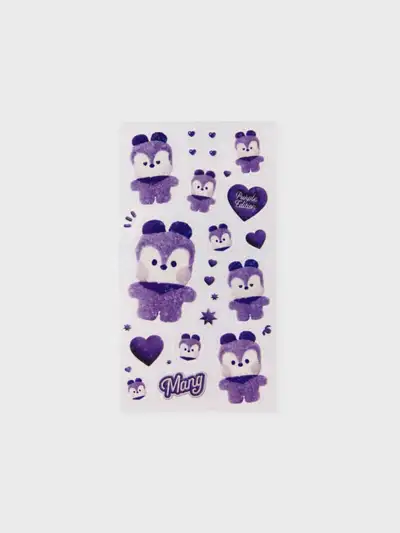 BT21 MANG Purple of Wish Edition Mini Sticker