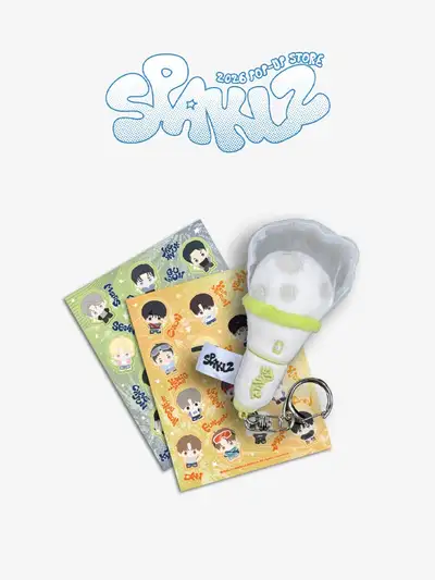 Sparkles Light Stick Plush Keyring