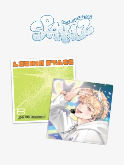 Sparkles Resin Stage Direct Cam Postcard B (MEMBER ver.)