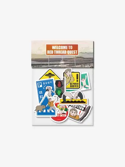 Red Thread Quest SD Sign Sticker Pack