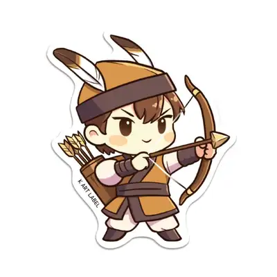[K ART LABEL] K0133 Goguryeo Archer