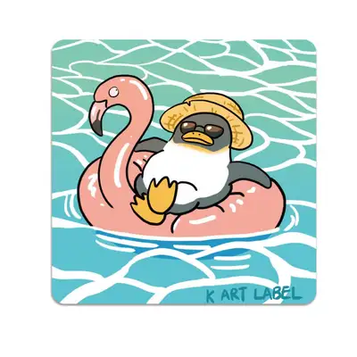 [K ART LABEL] K0132 Holiday Penguin