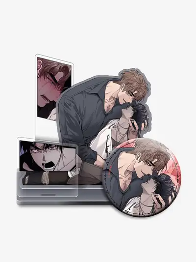 Killing It Scene Acrylic Stand, Can Badge