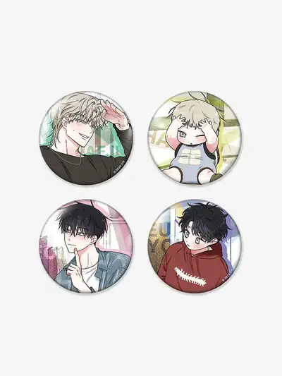 Night by the Water Can Badge Set