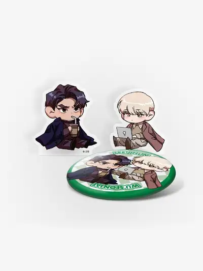 Dogma: Blindness Acrylic Block, Can Badge
