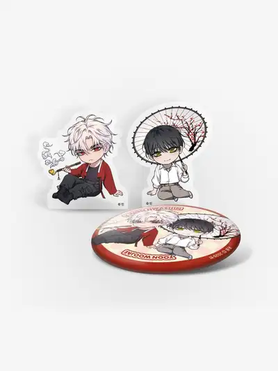 Hunmong Acrylic Block, Can Badge