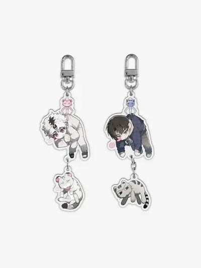 A House of Secrets Claw Machine Keyring Set