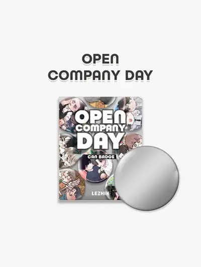 Open Company Day Can Badge Resin Ver.