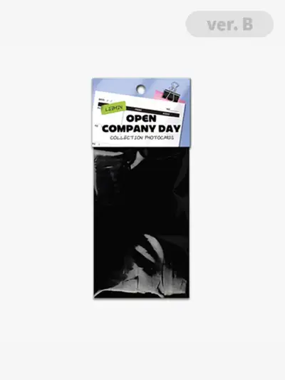 Open Company Day Resin B Collection Photocard
