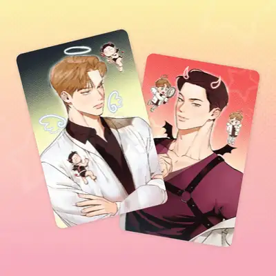 That Damn Cutie Webtoon Lenticular Photocard 2-Type Set | CardTech