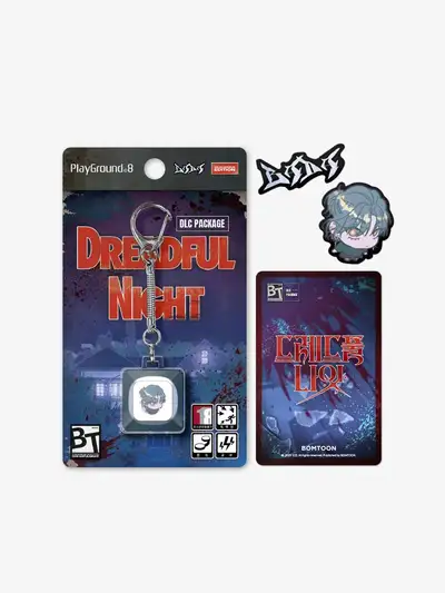 Dreadful Night Game Pack Keycap Keyring Set - Pibada