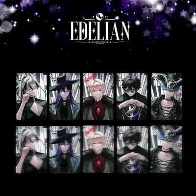 [Edelian] [1st Anniversary Edition] Photocard Set (Lenticular + Gloss) 5 Types | CardTech | Virtual