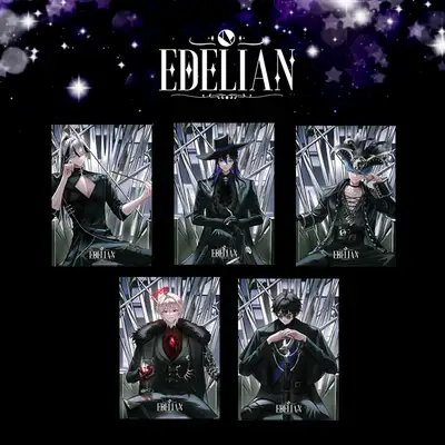 [Edelian] [1st Anniversary Edition] General Poster 5 Types | A3 Size | Virtual