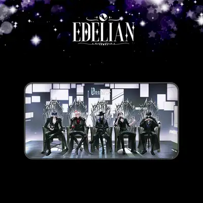 [Edelian] [1st Anniversary Edition] Desk Mat Long Pad 1 Type | Mouse Pad | Virtual